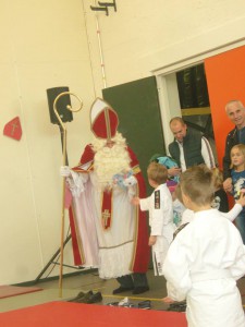 Sinterklaas is gearriveerd. (foto Ed Hamer)